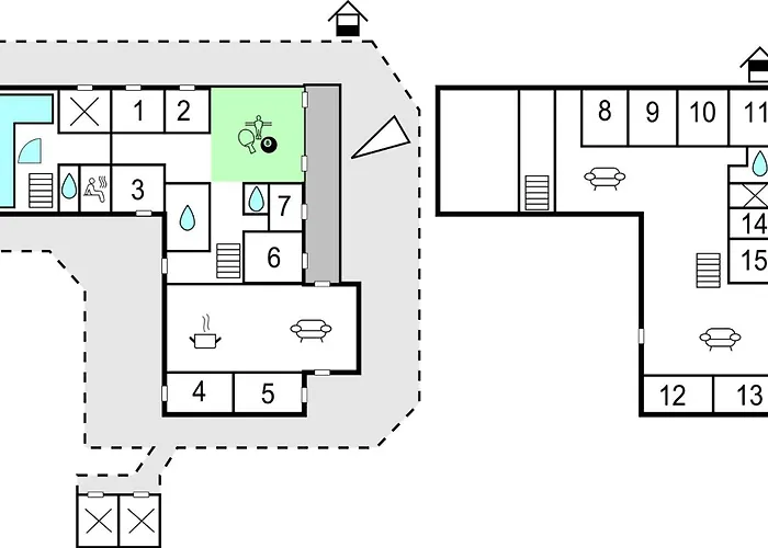 Awesome In Harboore With Sauna Сasa de vacaciones Harboør